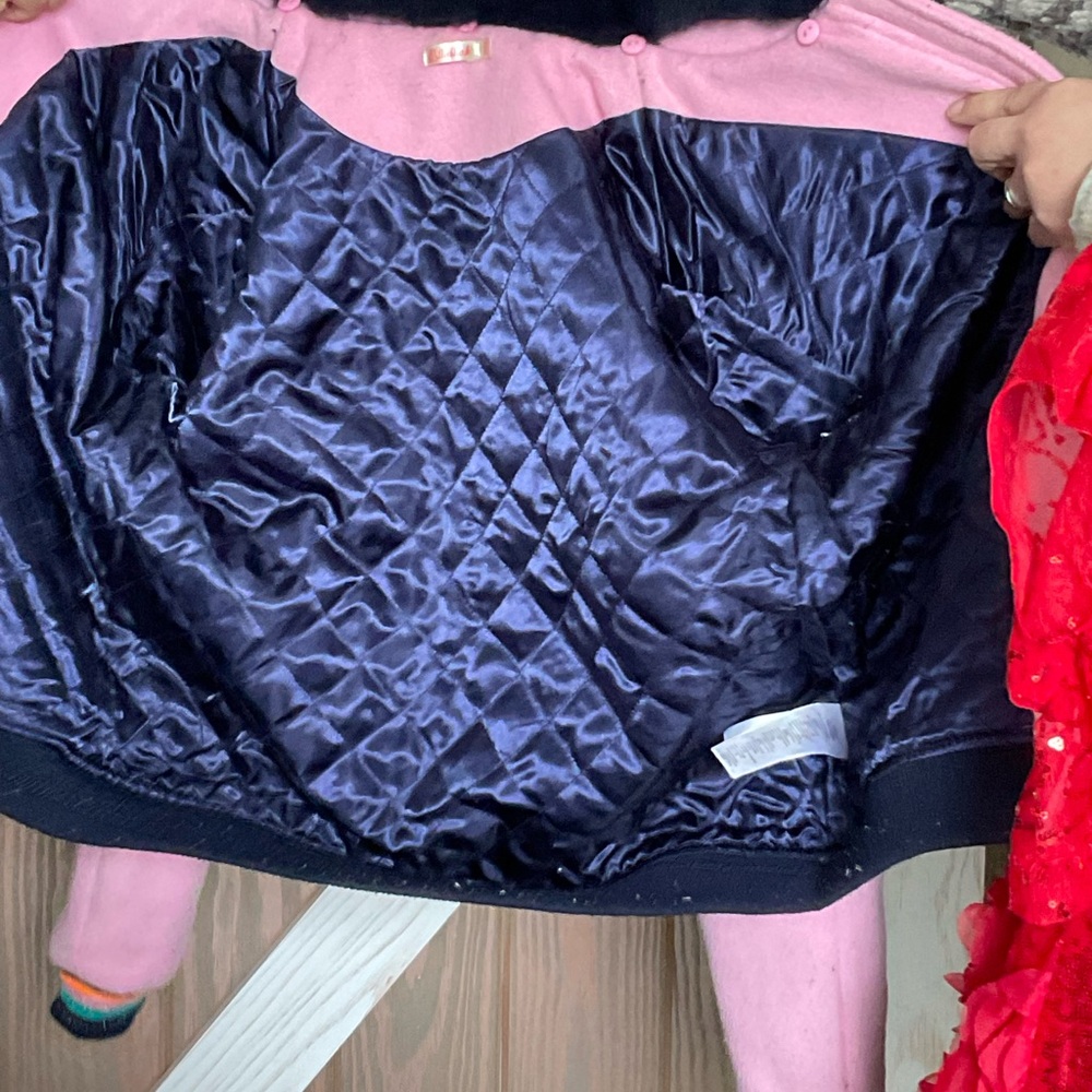 Billieblush Pink Kids Jacket. Bought in Paris France....SIZE 12 - Picture 3 of 8